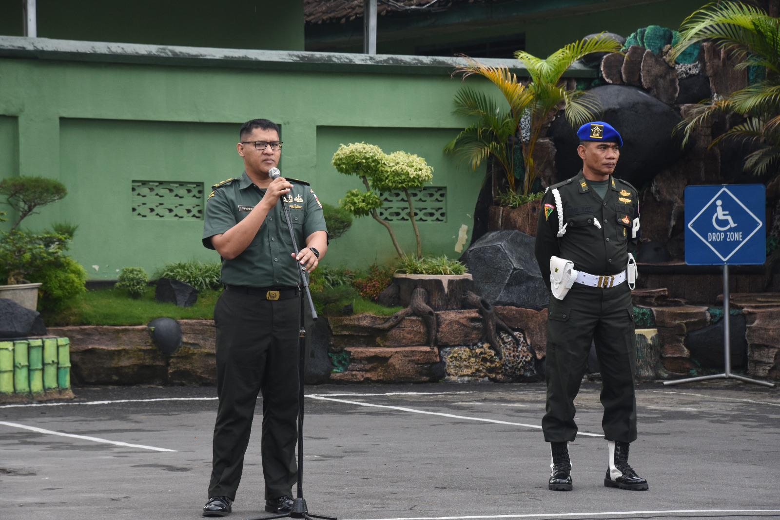 Tertib Berlalu Lintas, Korem 073/MKT Gelar Apel Kelengkapan Surat Kendaraan Pribadi Maupun Dinas